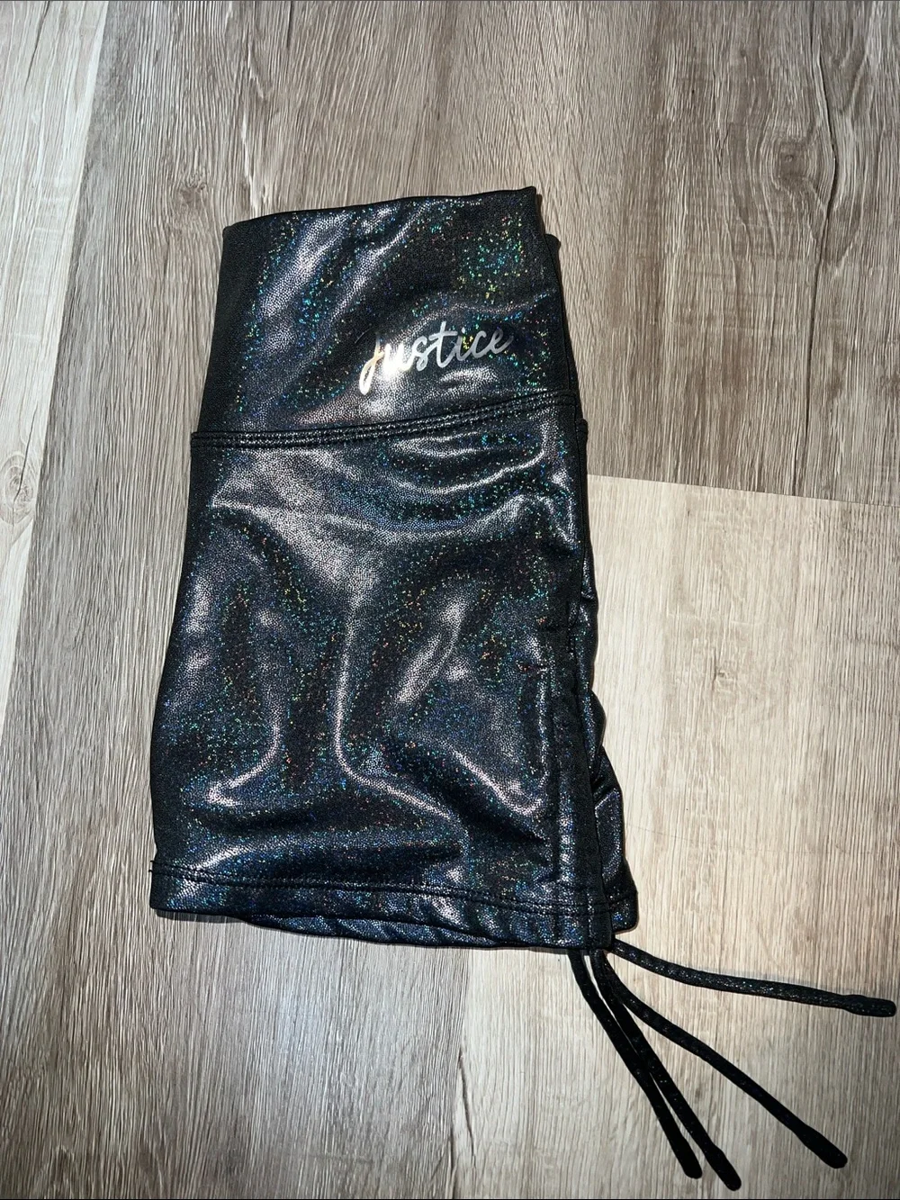 Gymnastics Shorts with Side Ruched Ties-Justice